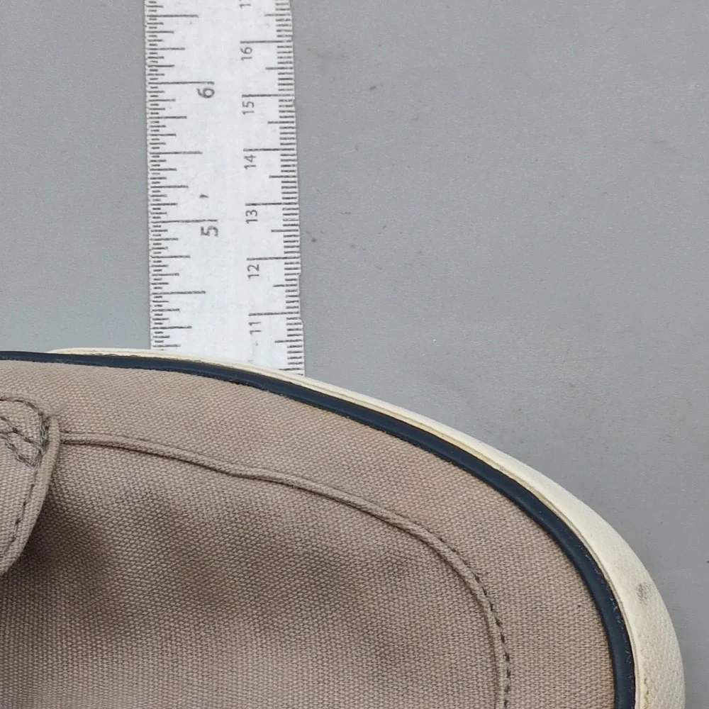 Sperry Loafers Womens‎ Pier Gray 9 Boat Shoes Canvas Casual Top Sider STS83191